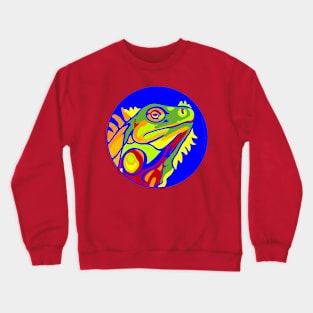 Magic Color Iguana - Dragon Lizard Crewneck Sweatshirt